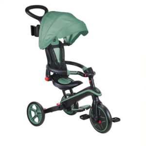 Xe đạp 3 bánh Globber Explorer Trike 4 in 1 từ 10 tháng – 5 tuổi, Olive