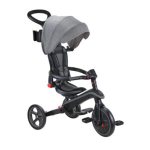 Xe đạp 3 bánh Globber Explorer Trike 4 in 1 từ 10 tháng – 5 tuổi, Black Grey