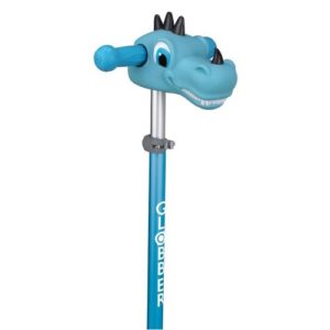 Đồ chơi gắn vào xe Globber Scooter Friends đầu khủng long, Sky Blue