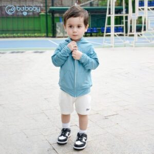 BUBABY-ÁO KHOÁC ĐA NĂNG 4S_ Ghi
