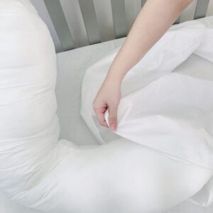 Drap chống thấm nước cho gối cho mẹ bầu Mongsure, màu trắng