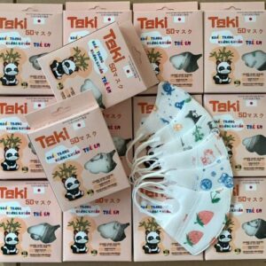 Khẩu trang kháng khuẩn trẻ em Taki – Hộp 10c