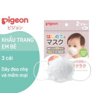 Set 3 khẩu trang pigeon kháng khuẩn Nhật