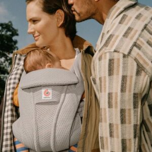 Địu cho bé Ergobaby Omni Deluxe Mesh, Pearl Grey