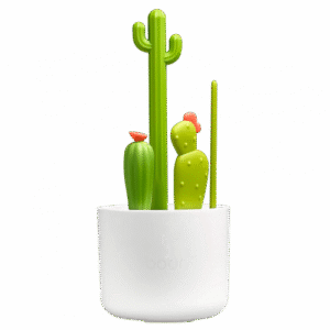 Bộ cọ rữa bình sữa Boon CACTI, gồm ly đựng