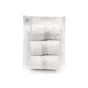 L`Ange- Khăn nhỏ vải bông 9 lớp 22x22cm- Trắng