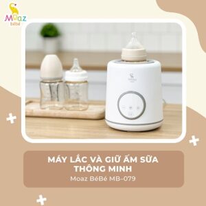 Máy lắc bình sữa và giữ ấm sữa tự động Moaz Bébé MB – 079