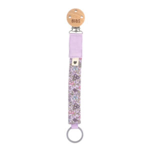 Dây đeo ty ngậm BIBS x Liberty Pacifier Clip Chamomile Lawn, Violet Sky