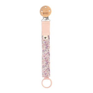 Dây đeo ty ngậm BIBS x Liberty Pacifier Clip Eloise, Blush