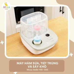 Máy tiệt trùng sấy khô và hâm sữa đa năng MOAZ BEBE MB-005