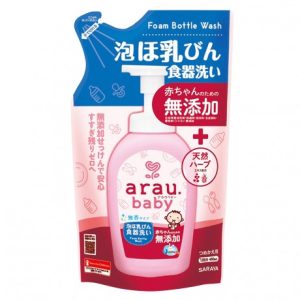 Nước rửa bình thảo mộc Arau Baby – túi 450ml