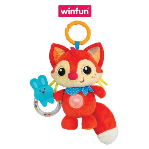 Đồ chơi treo nôi cảm ứng phát nhạc – bạn cáo dễ thương Winfun 720021-01