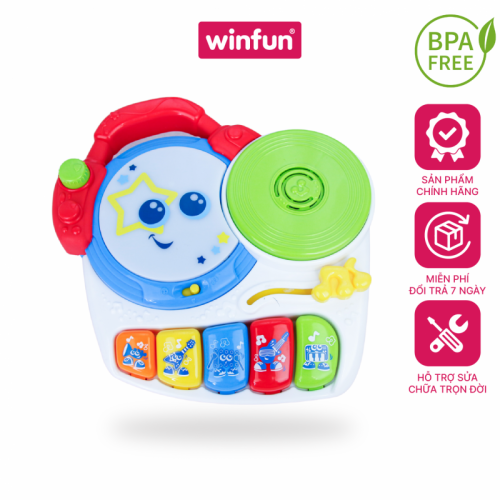 Bàn nhạc DJ cho bé – khám phá tài năng âm nhạc Winfun 1801-NL