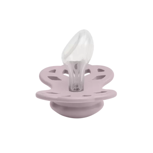 Ty ngậm núm dẹt Silicone BIBS Pacifier Infinity Anatomical Size 1 (0-6 tháng), Dusky Lilac