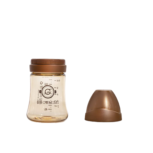 Bình sữa Grosmimi PPSU 200ml (không núm ti) – màu Gold Brown