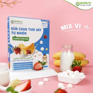 Sữa chua tươi sấy tự nhiên Anpaso Mix vị 20g