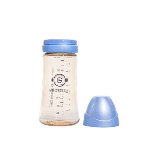 Bình sữa Grosmimi PPSU 300ml (không núm ti) – màu Sky Blue