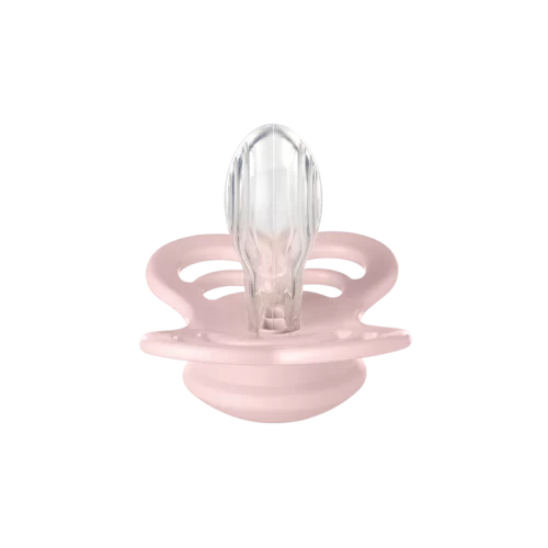 Ty ngậm núm đối xứng Silicone BIBS Pacifier Supreme Size 1 (0-6 tháng), Blossom