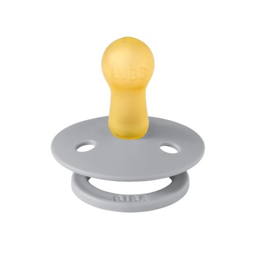 Ty ngậm núm tròn cao su tự nhiên BIBS Pacifier Colour Latex Size 1 từ 0-6 tháng tuổi, Cloud