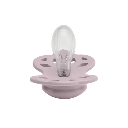 Ty ngậm núm đối xứng Silicone BIBS Pacifier Infinity Symmetrical Size 1 (0-6 tháng), Dusky Lilac
