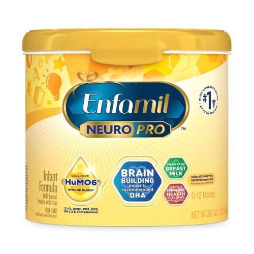 Sữa bột Enfamil Neuro vàng 0-12 tháng, hộp nhựa 587g