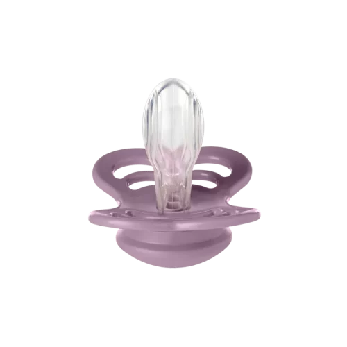Ty ngậm núm đối xứng Silicone BIBS Pacifier Supreme Size 1 (0-6 tháng), Mauve