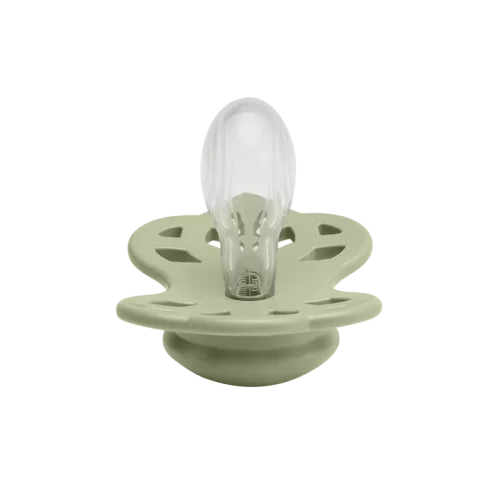 Ty ngậm núm đối xứng Silicone BIBS Pacifier Infinity Symmetrical Size 1 (0-6 tháng), Sage