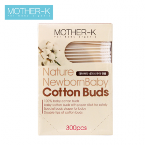 Tăm bông sơ sinh 1 đầu xoắn Mother-k hàn quốc, 300 chiếc