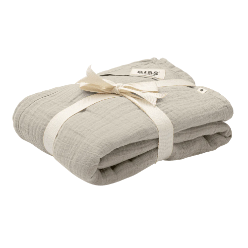 Khăn quấn 100% Organic Bibs Muslin Swaddle, size 120x120cm, Sand