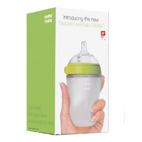Bình sữa Comotomo 250ml màu xanh lá