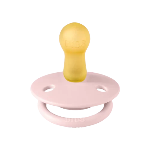 Ty ngậm núm tròn cao su tự nhiên BIBS Pacifier De Lux Latex Size 1 (0-6 tháng), Blossom