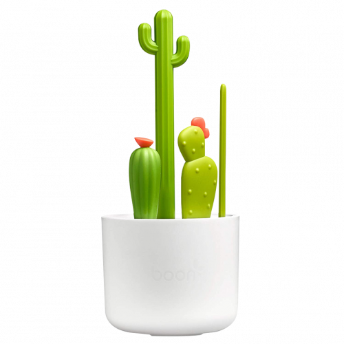 Bộ cọ rữa bình sữa Boon CACTI, gồm ly đựng