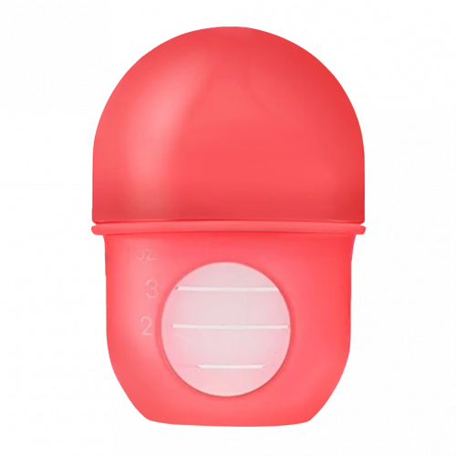 Bình sữa silicone Boon NURSH 118ml, 0 đến 3 tháng, Coral