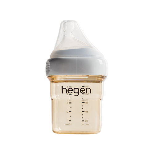 Bình sữa Hegen PPSU 150ml núm ti size S từ 1 – 3 tháng, White