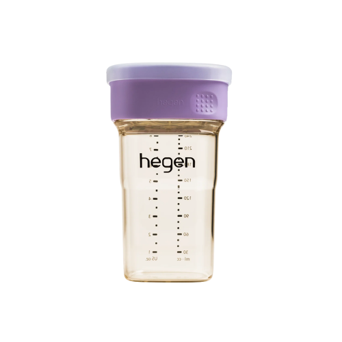 Bình tập uống Hegen PPSU All-Rounder Cup 240ml, Purple