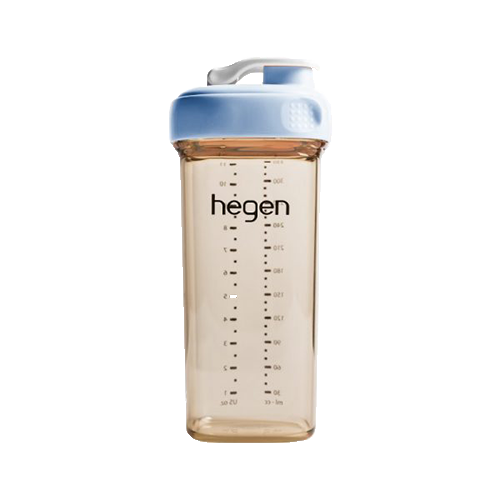 Bình uống nước Hegen PPSU 330ml màu xanh dương
