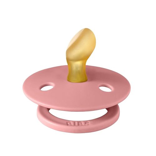 Ty ngậm núm dẹt cao su tự nhiên BIBS Pacifier Colour Latex Anatomical Size 1 (0-6 tháng),Dusty Pink