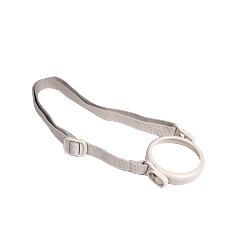 Vòng cổ và Dây đeo Bình uống nước Grosmimi Straw Cup Strap, màu Cream Beige