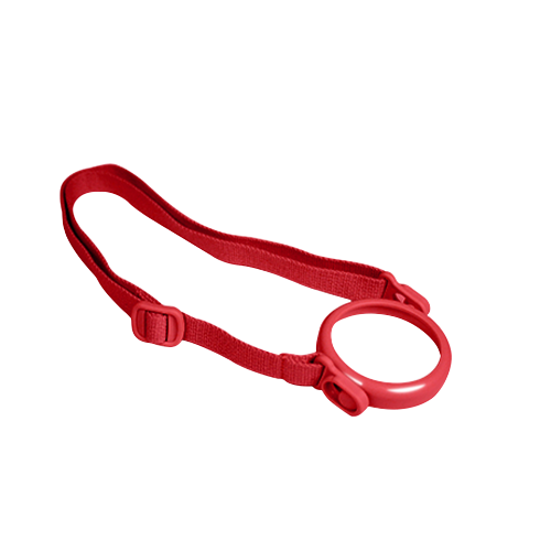 Vòng cổ và Dây đeo Bình uống nước Grosmimi Straw Cup Strap, màu Đỏ