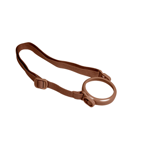Vòng cổ và Dây đeo Bình uống nước Grosmimi Straw Cup Strap, màu Gold Brown