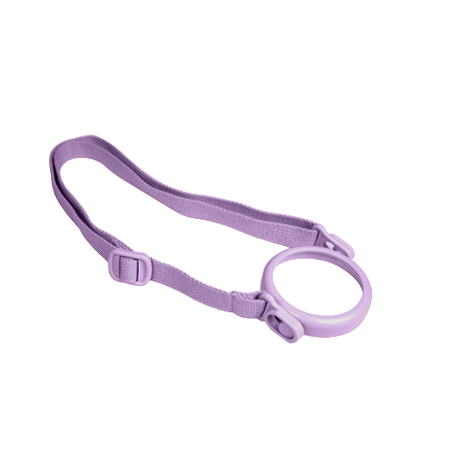 Vòng cổ và Dây đeo Bình uống nước Grosmimi Straw Cup Strap, màu Pure Lavender