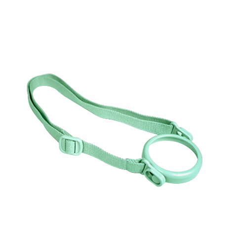 Vòng cổ và Dây đeo Bình uống nước Grosmimi Straw Cup Strap, màu Aqua Green
