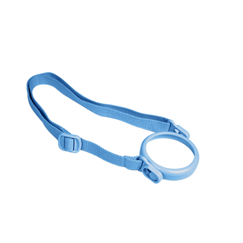 Vòng cổ và Dây đeo Bình uống nước Grosmimi Straw Cup Strap, màu Sky Blue