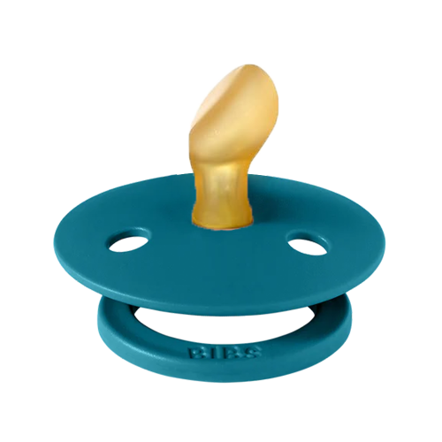 Ty ngậm núm dẹt cao su tự nhiên BIBS Pacifier Colour Latex Anatomical Size 1 (0-6 tháng),Forest Lake