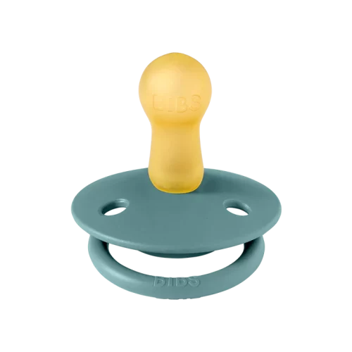 Ty ngậm núm tròn cao su tự nhiên BIBS Pacifier De Lux Latex Size 2 (trên 6 tháng), Island Sea