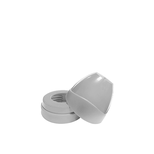 Nắp và vòng cổ bình sữa Grosmimi Cap&Ring, màu Silver