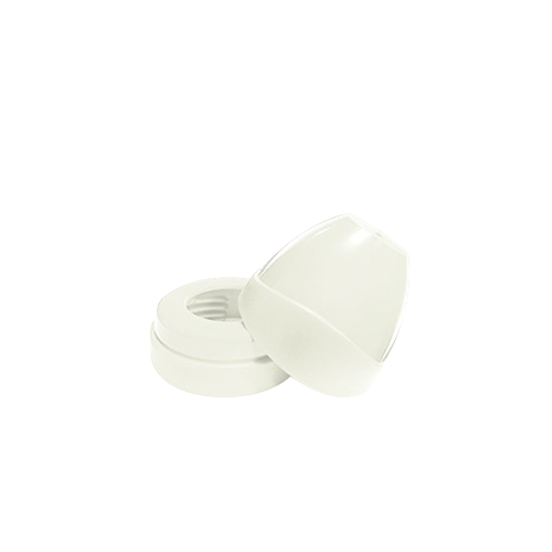 Nắp và vòng cổ bình sữa Grosmimi Cap & Ring, màu trắng