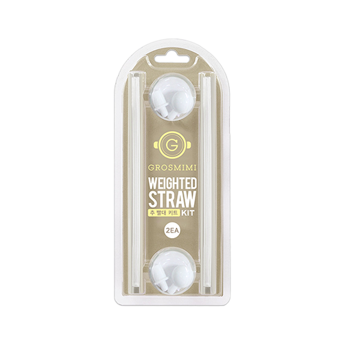 Ống hút và Quả tạ Grosmimi Weighted Straw Kit, 2 bộ