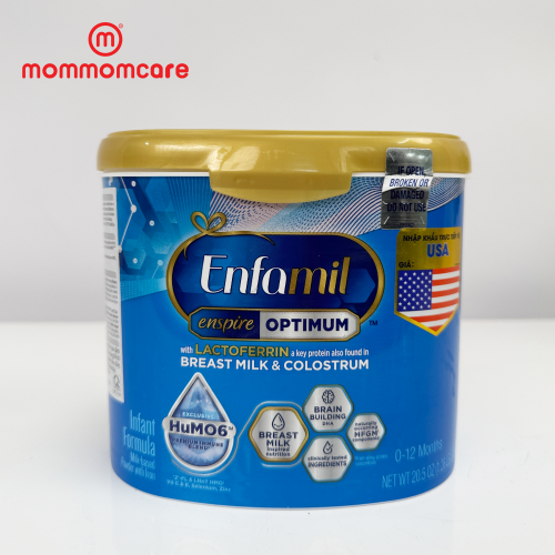 Sữa Enfamil Enspire xanh 0 -12 tháng, hộp 581g