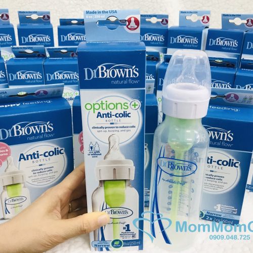 Bình sữa Dr Brown options plus nhập Mỹ